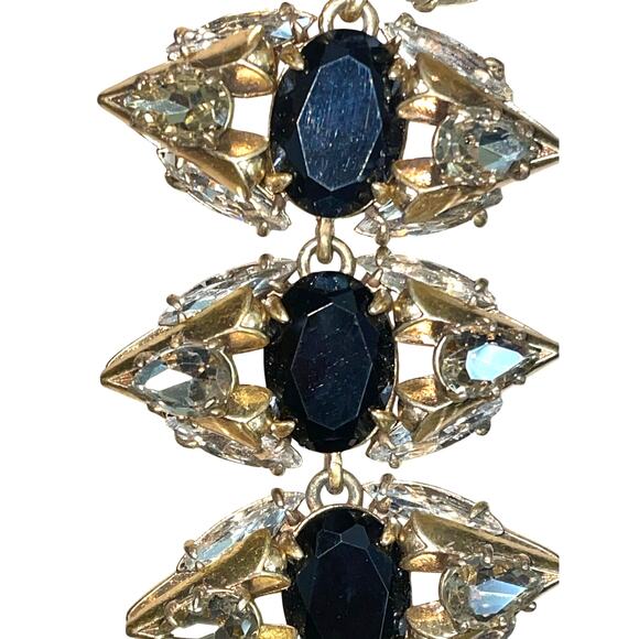 J.Crew Vintage Chunky Rhinestone Bracelet - Picture 6 of 9